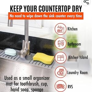 Sillicon Sink Splash Guard